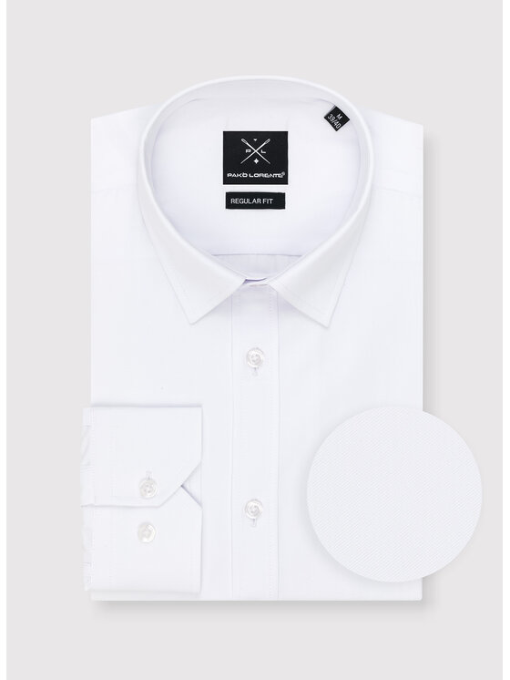 Pako Lorente Pako Lorente Koszula P000B-1X-004 Biały Regular Fit