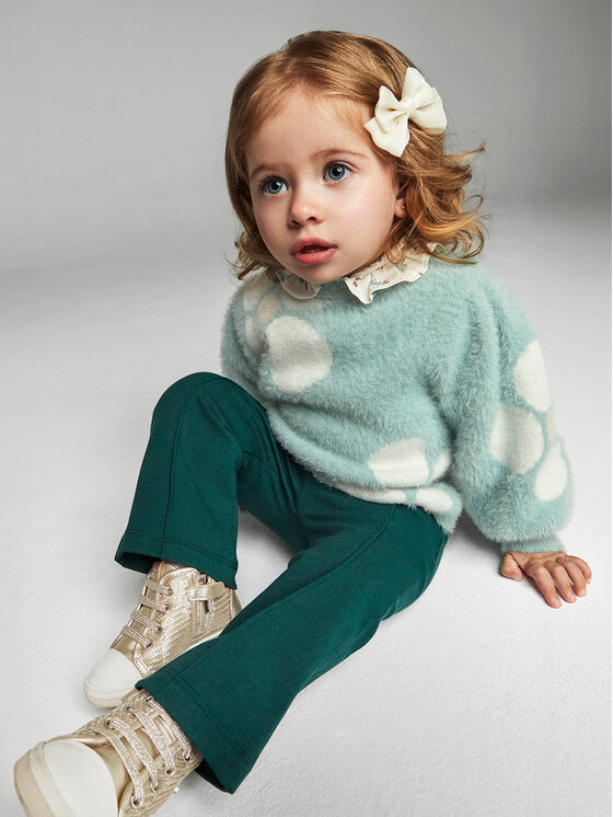 Mayoral Mayoral Pantaloni di tessuto 2538 Verde Regular Fit