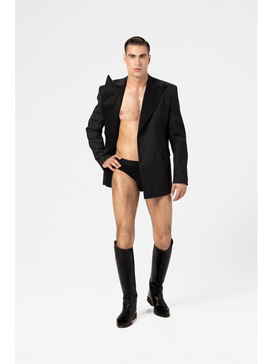 LE POSSÉ LE POSSÉ Sako MJB Čierna Tailored Fit