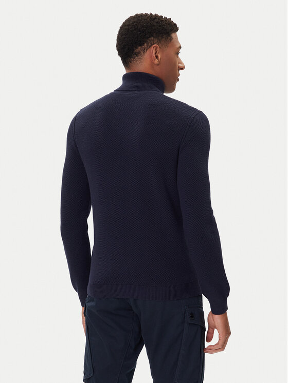 Aeronautica Militare Aeronautica Militare Rollkragenpullover 252MA1583UL00903 Dunkelblau Regular Fit