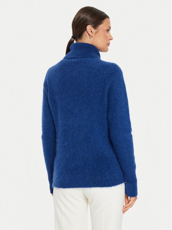 Kontatto Kontatto Rollkragenpullover 3M0233 Dunkelblau Regular Fit