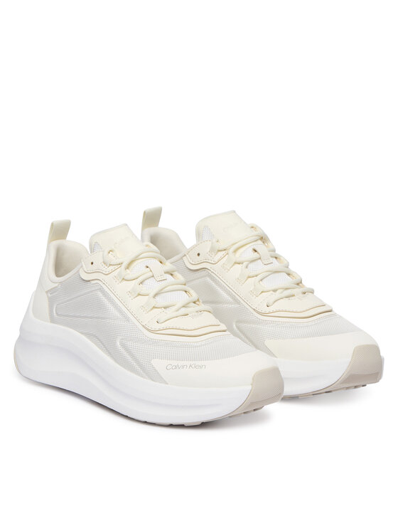 Calvin Klein Calvin Klein Сникърси Chunky Runner Laceup Hf Blst Ny HW0HW03111 Бял