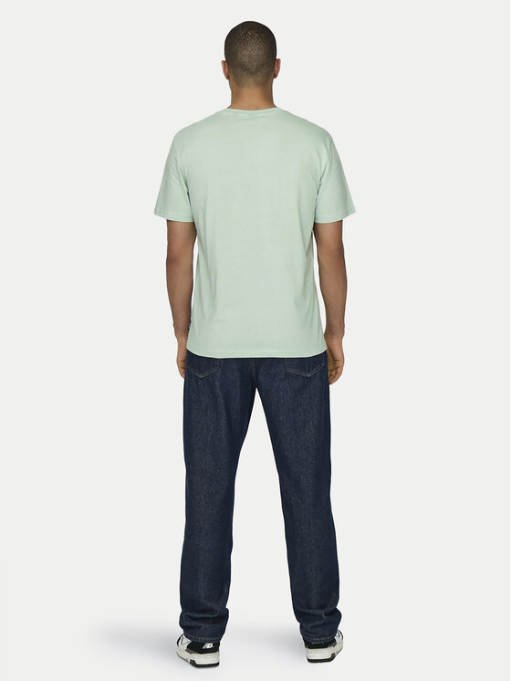 Only & Sons Only & Sons Tričko Kolton 22028735 Zelená Regular Fit