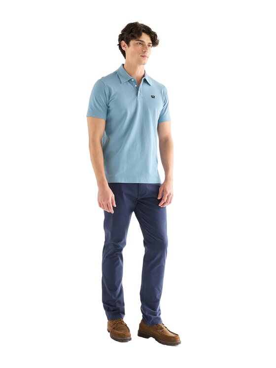 Wrangler Wrangler Pantaloni di tessuto 112378468 Blu Regular Fit