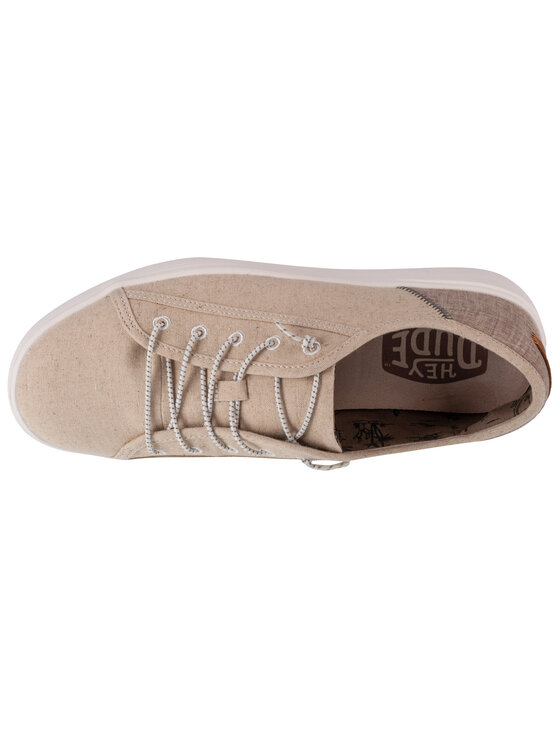 Hey Dude Hey Dude Sneakers Craft Linen Bianco