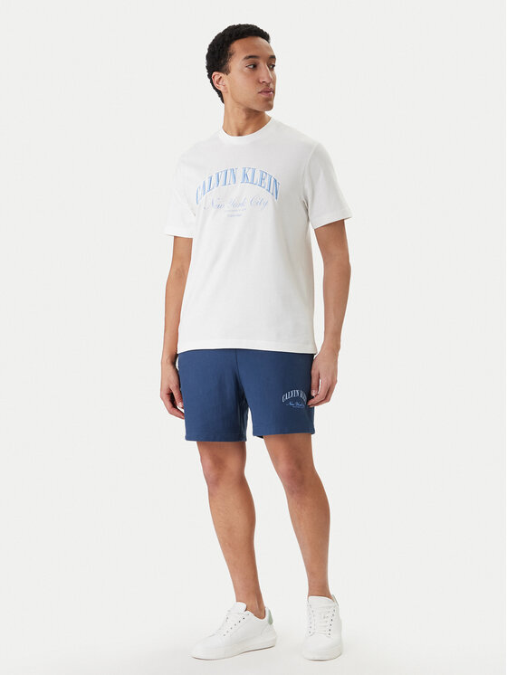 Calvin Klein Jeans Calvin Klein Jeans Majica LV04RF820G Bela Regular Fit