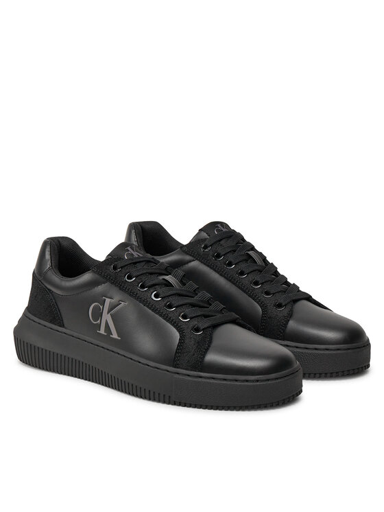 Calvin Klein Jeans Calvin Klein Jeans Sneakersy Chunky Cupsole Lth Mg Lth YW0YW01614 Czarny