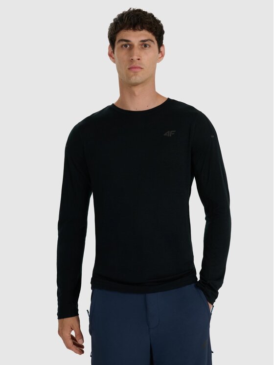 4F 4F Φανελάκι τεχνικό 4FWAW25TFLOM430-20S Μαύρο Regular Fit