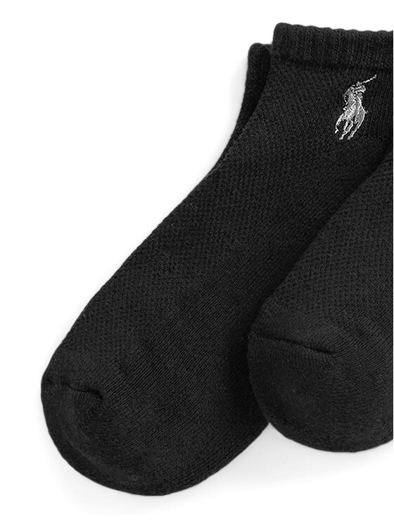 Polo Ralph Lauren Polo Ralph Lauren 3 vīriešu zemo zeķu pāru komplekts 455972885001 Melns