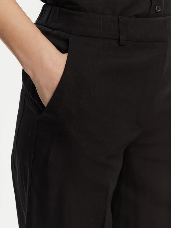 Calvin Klein Calvin Klein Palazzo kalhoty K20K208381 Černá Wide Leg