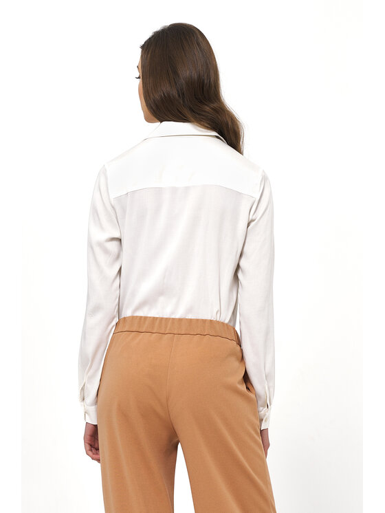 NIFE NIFE Halenka B172 Écru Regular Fit