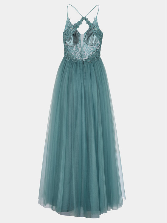 Hey Kyla Hey Kyla Abendkleid 5AG017HK Grün Regular Fit
