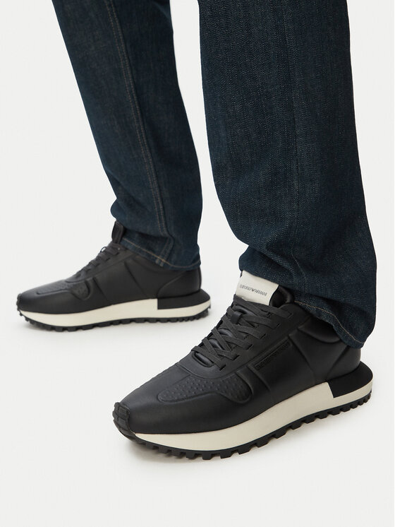 Emporio Armani Emporio Armani Sneakersy EM003740 AF19726 MC005 Černá