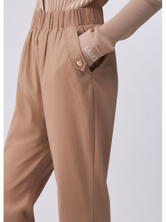 Liu Jo Liu Jo Pantaloni di tessuto TA6255TS92261412 Beige Regular Fit