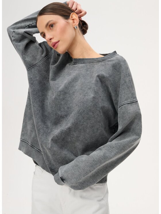 LEBRAND LEBRAND Felpa Ben Grigio Regular Fit