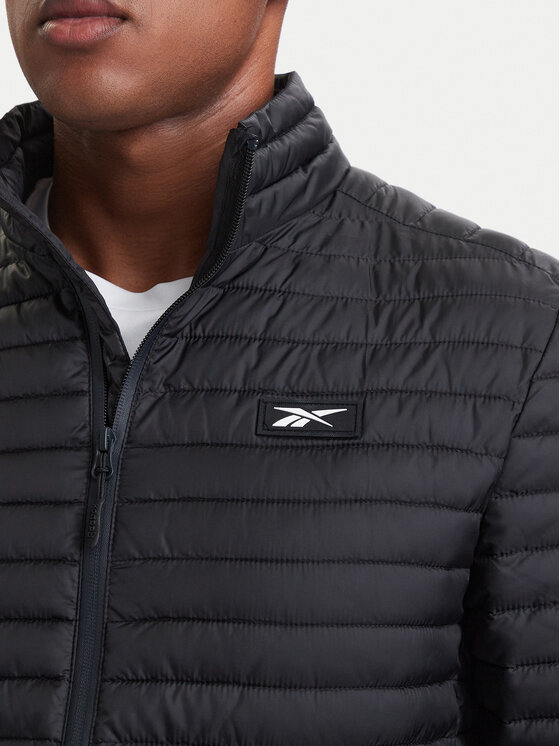 Reebok Reebok Demisezoninė striukė RCC00085 Juoda Regular Fit