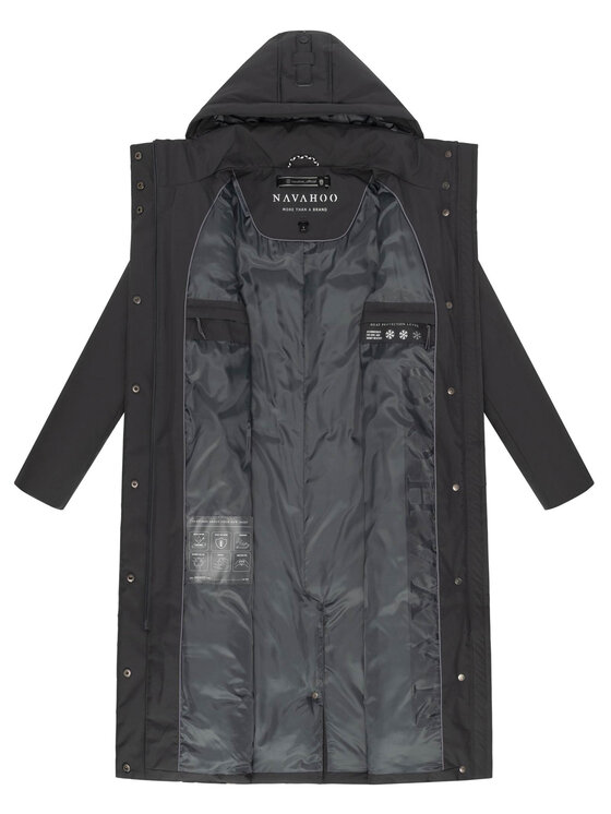 Navahoo Navahoo Kurtka zimowa Waldbummler Szary Regular Fit