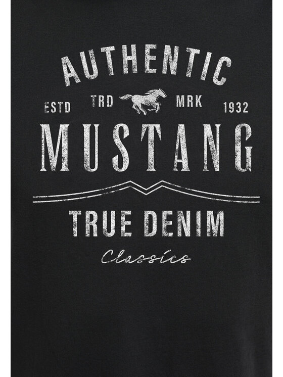 Mustang Mustang T-shirt ALEX C PRINT Nero Regular Fit