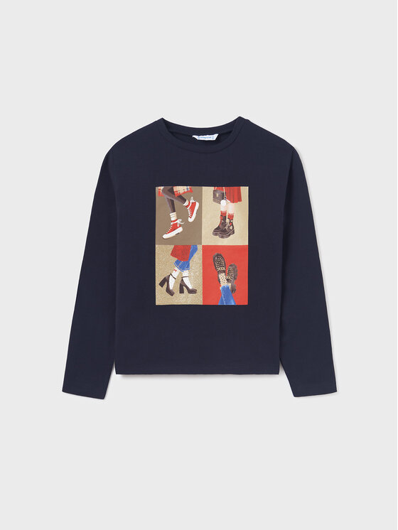 Mayoral Mayoral Блузка 7.046 Cиній Regular Fit