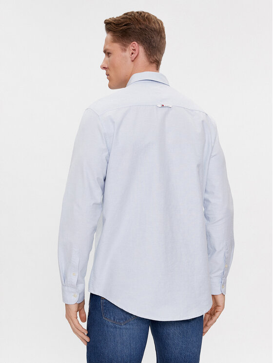 Tommy Jeans Tommy Jeans Košile Oxford DM0DM18335 Světle modrá Regular Fit