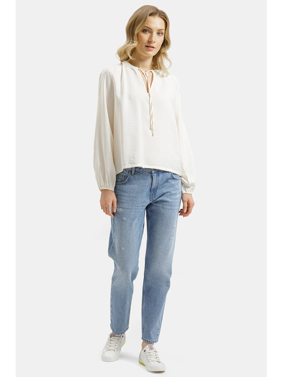 Cross Jeans Cross Jeans Bluzka 75448-273 Beżowy