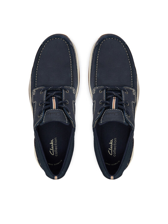 Clarks Clarks Poltopánky Sailview Lace 26176972 Tmavomodrá