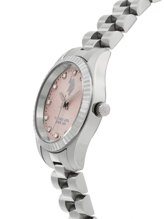 U.S. Polo Assn. U.S. Polo Assn. Hodinky Grace USP8495PK Stříbrná