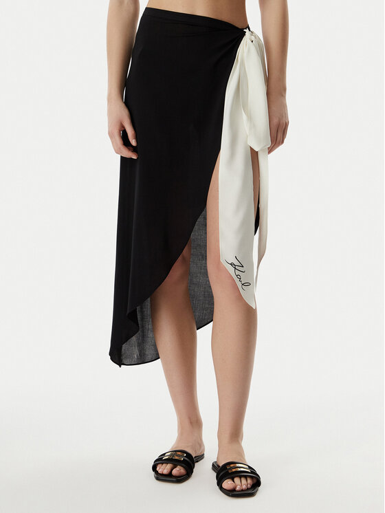 KARL LAGERFELD Pareo B2W46035 Czarny