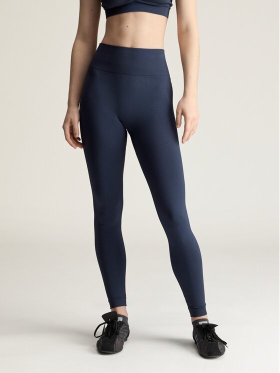 adidas by Stella McCartney adidas by Stella McCartney Legginsy 163101 Niebieski jasny Fitted Fit