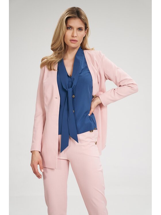 FIGL FIGL Σακάκι M694 Ροζ Regular Fit