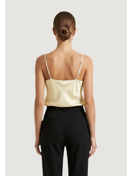 Artigli Artigli T-shirt BRETELLINE RASO Giallo Casual Fit