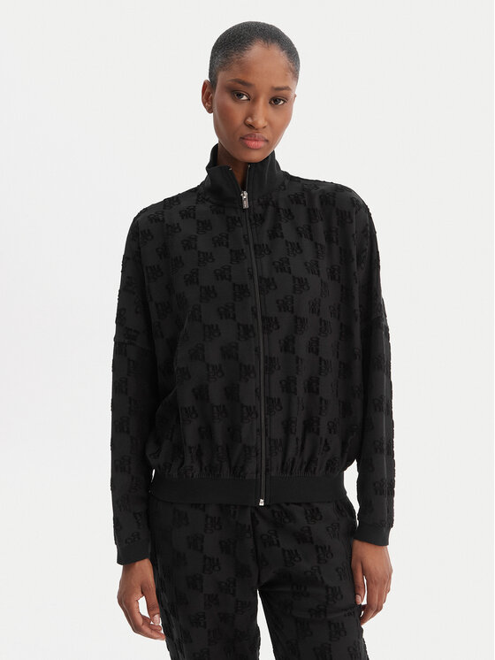 HUGO HUGO Світшот Monogram 50556831 Чорний Regular Fit