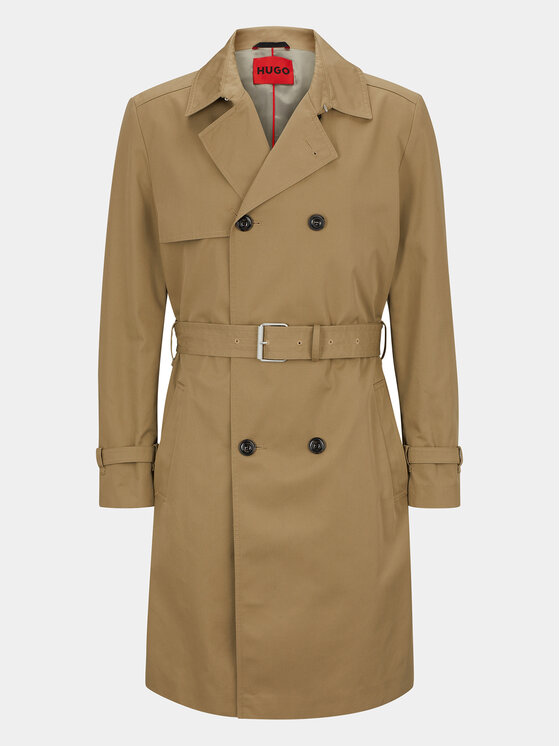 HUGO Hugo Tenchcoat Maluks2341 50493354 Beige Regular Fit