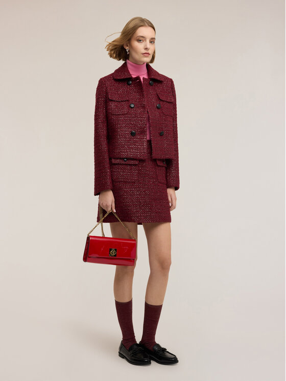 Motivi Motivi Giacca outdoor R187Q101093N0Z6 Bordeaux Regular Fit