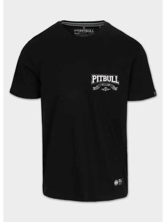 PITBULL PITBULL T-Shirt Koszulka męska TROUBLEMAKER S Czarny Regular Fit
