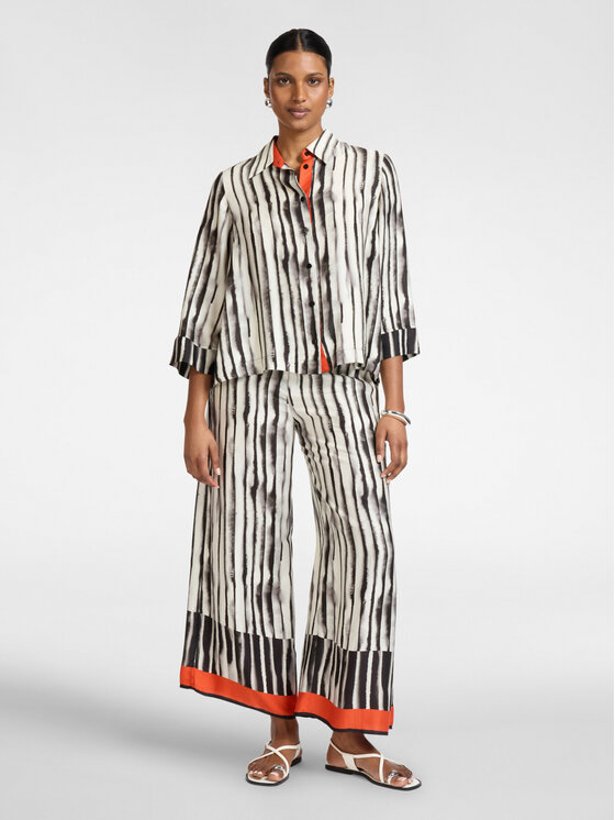 Elena Mirò Elena Mirò Camicia 5009Z000043N001 Nero Regular Fit