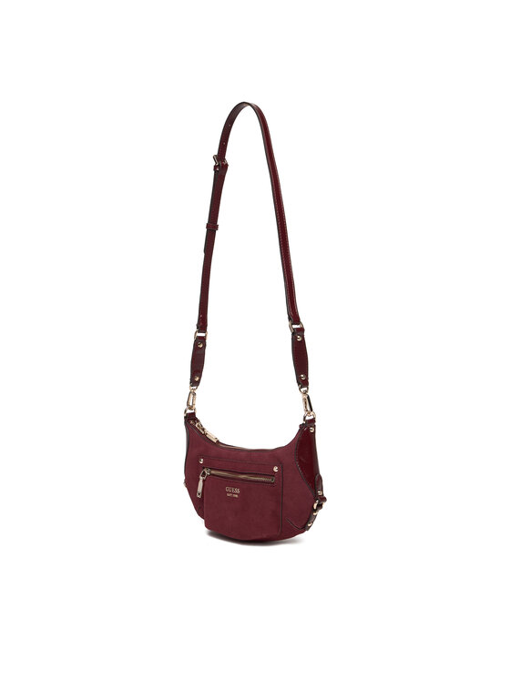 Guess Guess Ročna torba Marsha Mini HWSG95 01720 Bordo rdeča
