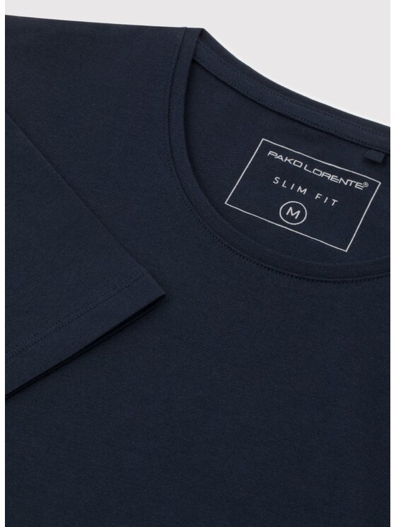 Pako Lorente Pako Lorente T-Shirt P25BN-TT-001 Granatowy Slim Fit