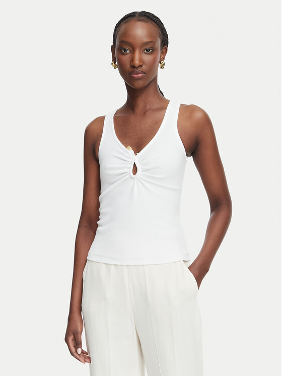 Bardot Bardot Top Mason 60462TB Bijela Slim Fit