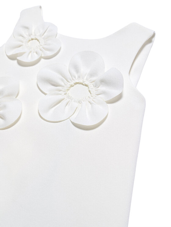 Abel & Lula Abel & Lula Elegantna obleka 5055 Bela Regular Fit