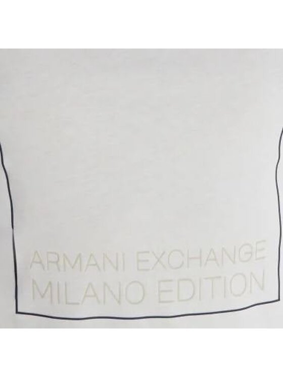 Armani Exchange Armani Exchange Tričko 3DZTHB ZJ8EZ 1116 Biela Slim Fit