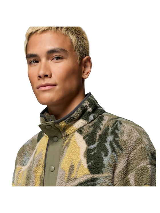 Columbia Columbia Polar Helvetia II Printed Half Snap Fleece 2098461397 Zielony Regular Fit