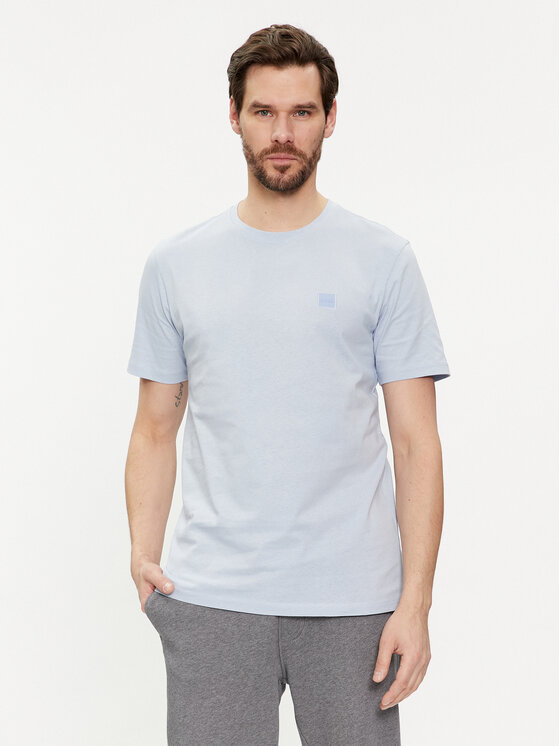 Boss Tričko Tales 50508584 Modrá Relaxed Fit