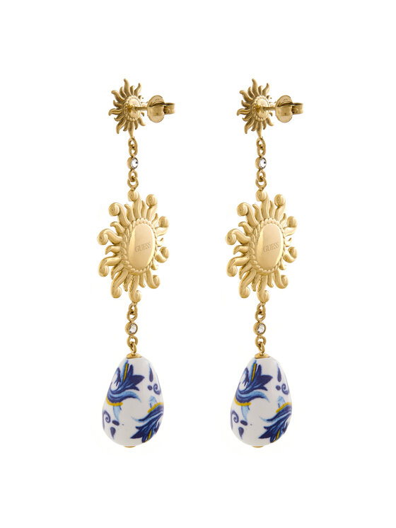 Guess Guess Kolczyki JUBE05 082JW Złoty