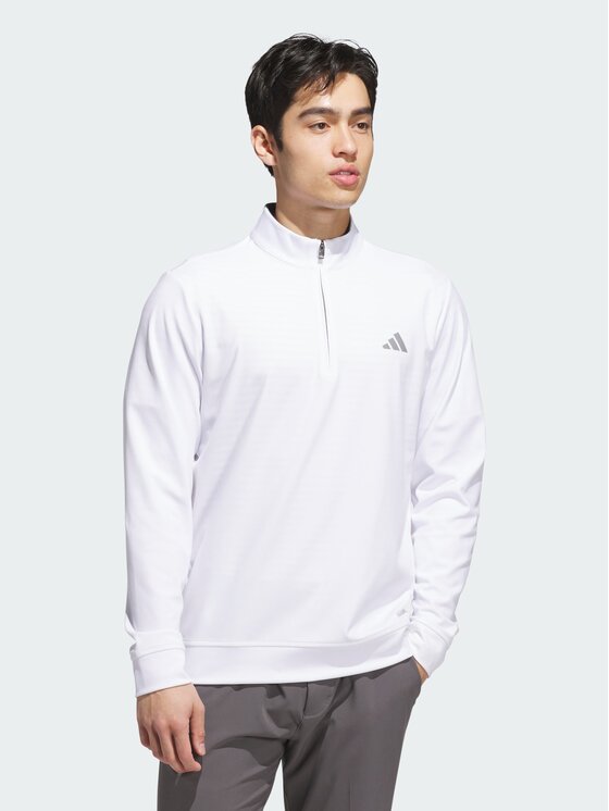 adidas adidas Bluza ULTIMATE365 CLASSIC QUARTER-ZIP Biały Regular Fit