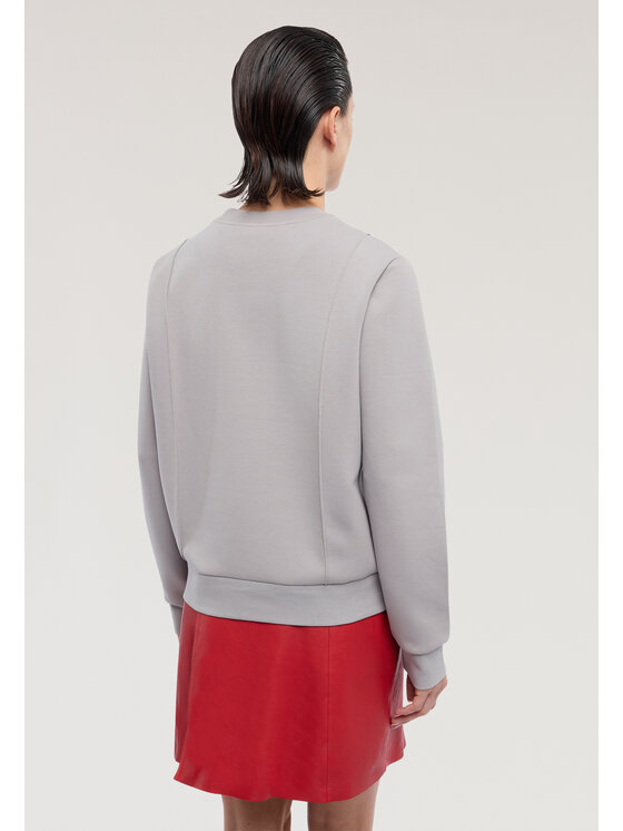 Trussardi Trussardi Felpa G8506000226N003 Grigio Regular Fit