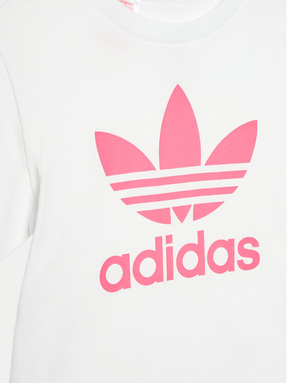adidas adidas Komplet majica in kratke hlače adicolor JE1612 Roza Regular Fit