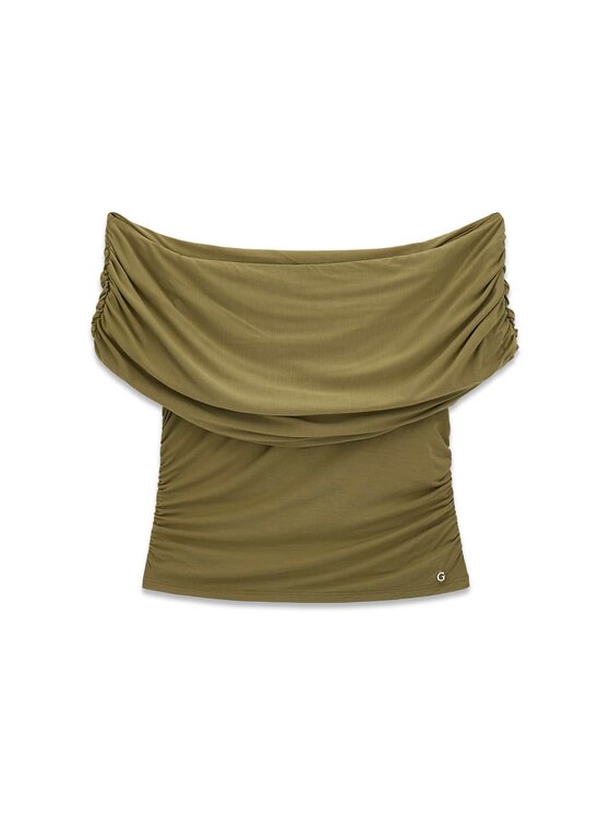 Guess Guess Top 183107 Zielony Classic Fit