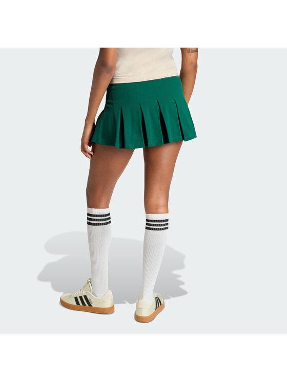 adidas adidas Plisēti svārki Seasonal Essentials Colorpop KC3939 Zaļš Loose Fit