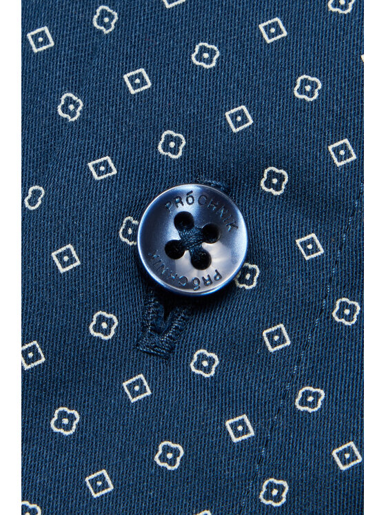Próchnik Próchnik Koszula PM42 KO073224000039 Granatowy Slim Fit